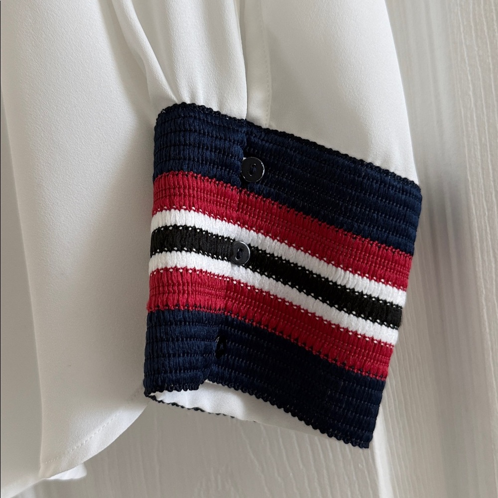 Zara Basic white button-down shirt , made in Spain - image 3